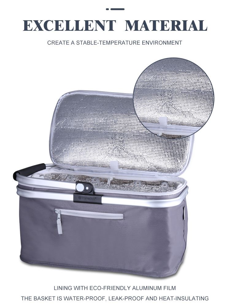 product-800-1055 Amazon Foldable Picnic Basket Cooler Bag 5