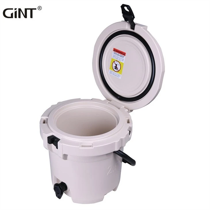 Foam Insulated Beverage Ice Cooler Bucket Water Jug With Drain Plug