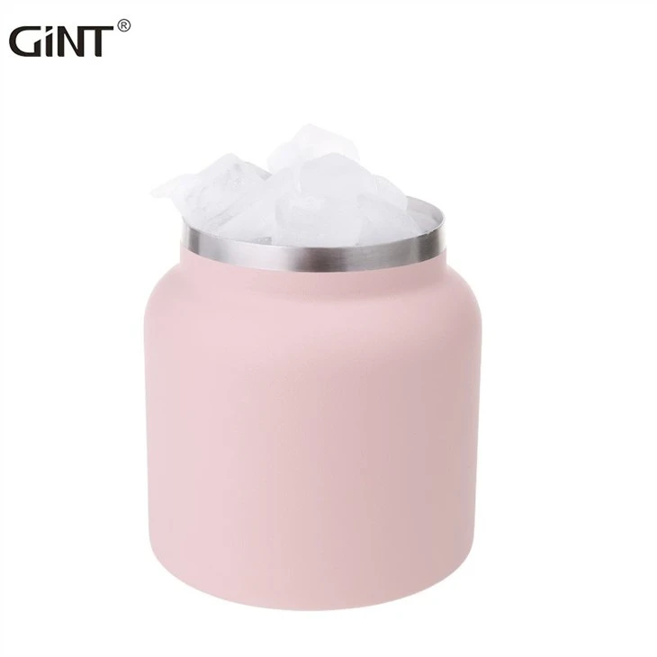 Small Pink Stainless Steel Food Jar Vacuum Insulated Lunch Thermal Container Box